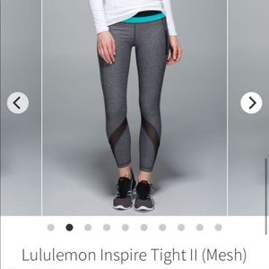 LULULEMON inspire tight II mesh